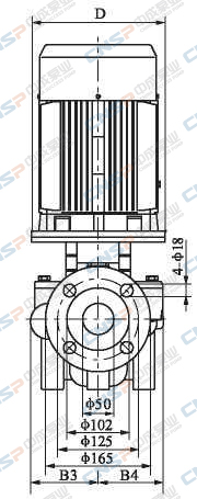 NSG型單級(jí)管道離心泵